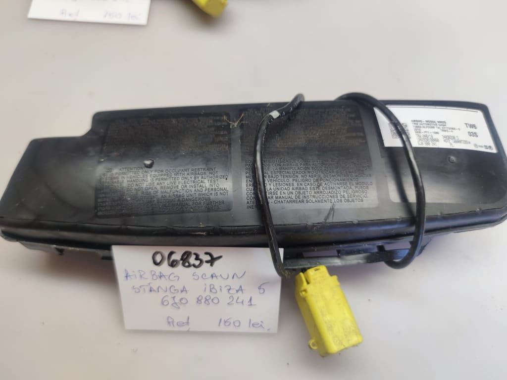 06837 AIRBAG SCAUN STANGA SEAT IBIZA 5 COD 6J0880241
