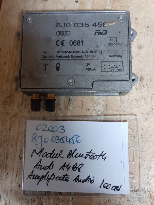 02003 05488 Modul bluetooth , amplificator audio Audi 8J0035456 8J0035456a