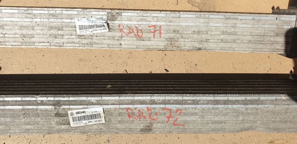 RAD71-RAD72 Radiator intercooler AUDI, SEAT, SKODA, VW (6R0.145.805)