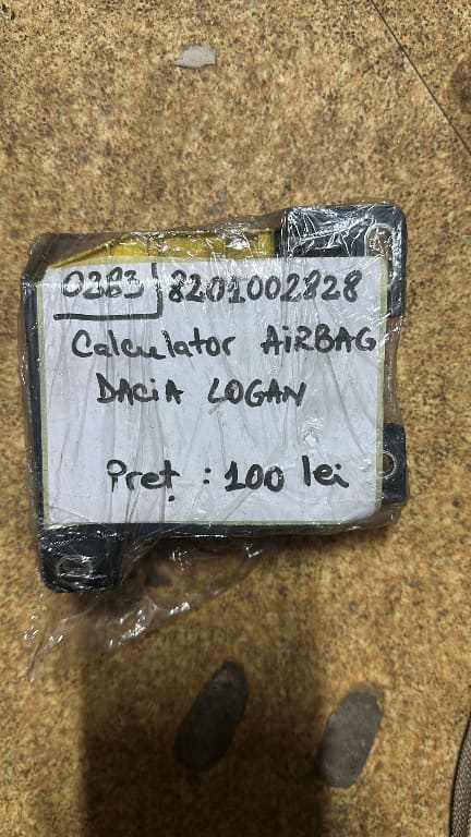 CALCULATOR MODUL AIRBAG DACIA LOGAN 8201002828 0883 1C/L6