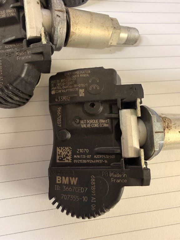 Senzor Presiune Roți BMW seria 1 / 3 / X1. 707355-10 70735510