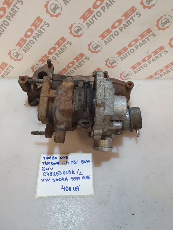 TURBO 009 TURBINA 1.4 TDI VW SKODA SEAT AUDI BNM BNV 045253019D / 045253019L