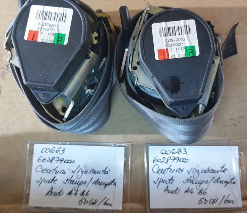 00663 Centura siguranta stanga /dreapta spate Audi A4 B8 pret per bucata