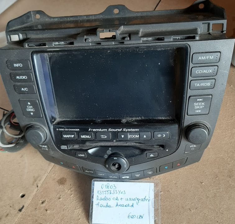 01803 Radio Cd+ Navigatie Honda Accord