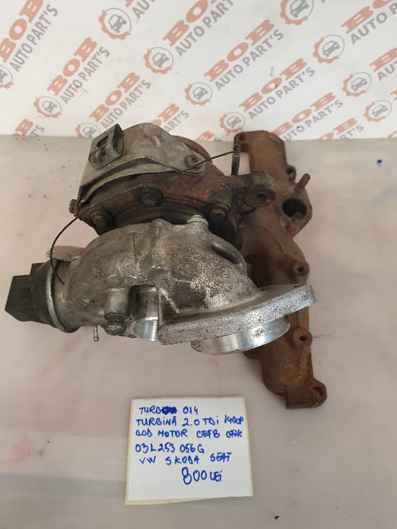 TURBO 014 TURBINA 2.0 TDI 140 CP COD MOTOR CFFB CFHC 03L253056G VW SKODA SEAT