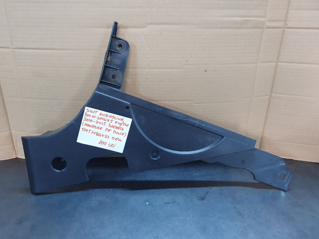 SCUT DREAPTA SUB MASINA BMW SERIA 5 F10 F11 2010 - 2015 ( MONTARE PE PUNTE ) 51757186722
