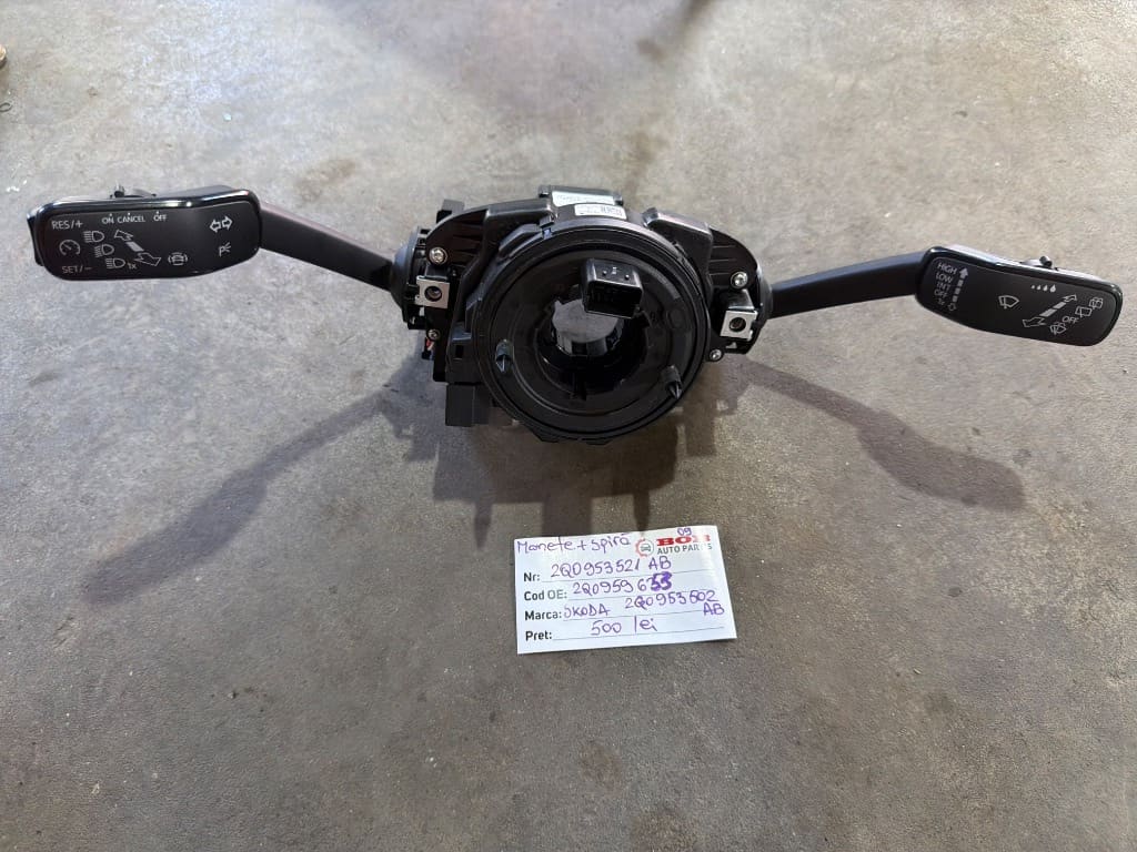 Ansamblu Manete Cu Spira Skoda Volkswagen Audi cod 2Q0953521AB 2Q0953502AB 2Q0959653