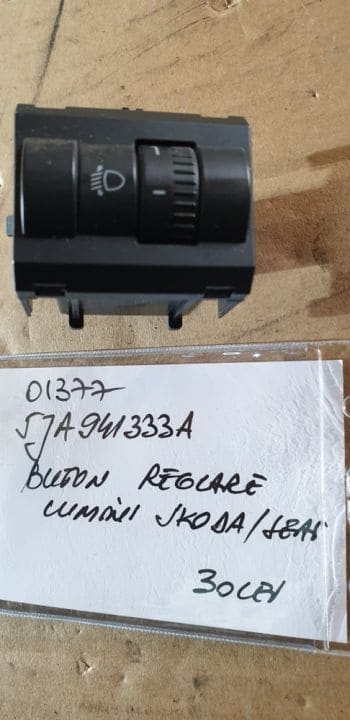 00486 Buton reglare lumini Skoda Seat 5JA941333A 01377 01635 02351 02365 01174 04841