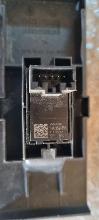 Buton geam usa spate skoda rapid 5JA959855 00391 1B/L8