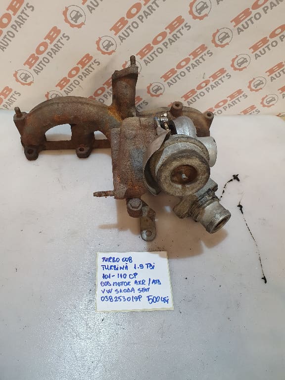 TURBO 008 TURBINA 1.9 TDI 101-110 CP COD MOTOR AXR / ATD VW SKODA SEAT 038253019P