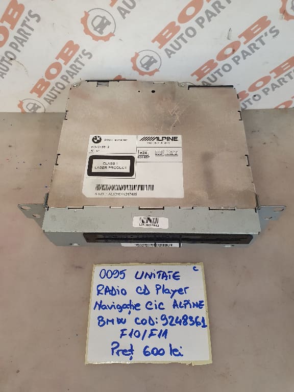 0095 UNITATE RADIO CD PLAYER NAVIGATIE CIC ALPINE BMW F10 F11 COD 9248361