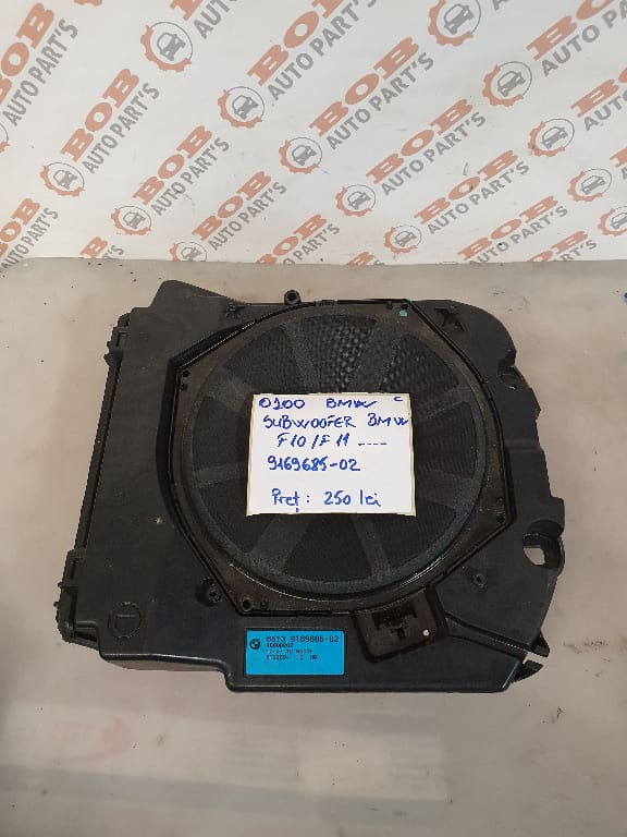 0100 SUBWOOFER BMW F10 F11 9169685-02 0101 SUBWOOFER BMW F10 F11 9169686-02