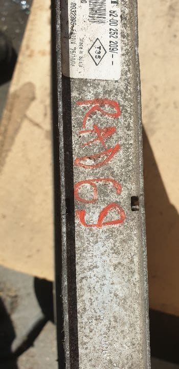 RAD69 Radiator intercooler Renault OEM:8200252209